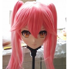 (KM261)Quality Handmade Female/Girl Resin 3/4 Head Japanese Cartoon Character Tamamo no Mae Cosplay Kigurumi Mask Crossdresser